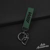 OMPC8 Metal Leather Car Keychain Anti-Lost Keyring Pendant Lanyard For BMW M Performance E46 E90 E60 F10 F30 E39 E36 F20 E87 G30 E92