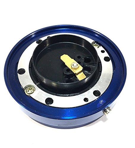 Quick Release Steering Boss, Thin, Slim Type, 25mm, Detachable Handle, Anti-Theft, Universal (Blue)