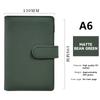 Customized Planner Diary Notebooks A5 A6 A7 Ring Binder Budget Pu Leather Binder Clip Notebook