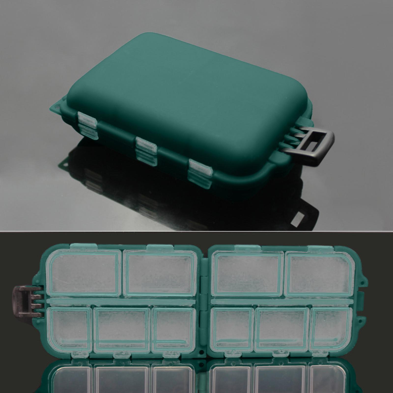Weihe Sports Plastic Boxes Fishing Tackle Boxes Small Accessories Boxes Square Hook Boxes Fishing Tackle Boxes One Size зелёный