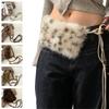 Warm Furry Belt Y2k Waist Seal All-Match Fur Collar Scarf  Autumn Winter