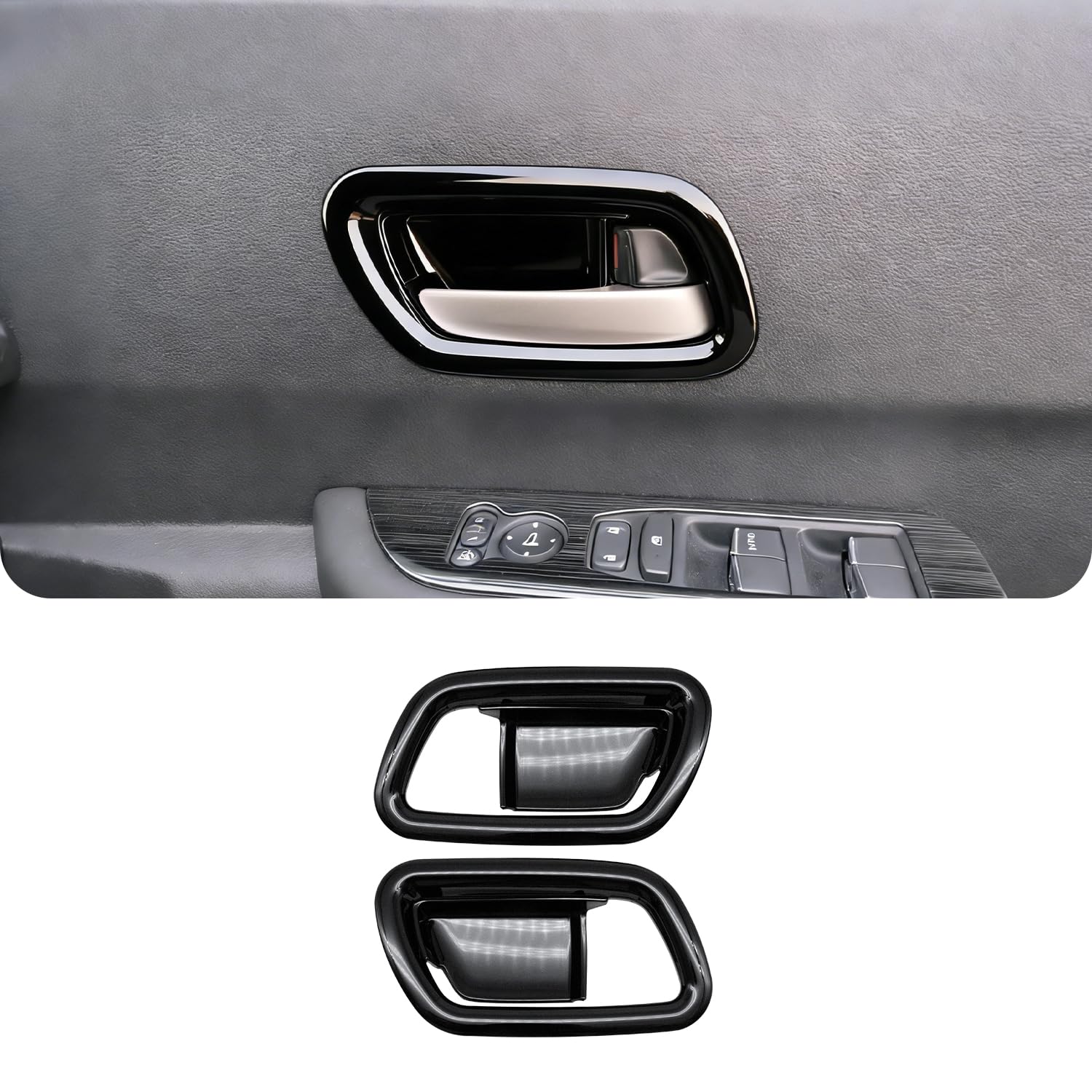 MEKOMEKO Compatible New Model Freed GT Series Inner Door Handle 12cmx3cm чёрный