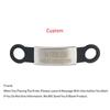 Etichetta ID per Animali Domestici Silicone Acciaio Inossidabile Cane Gatto Nome Personalizzato Collare Targhette Incise Accessori Nome Numero di Telefono Targhette per Animali Domestici