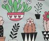 oneOone Cotton Flex Dusty Green Fabric Cactus Diy Clothing Quilting Fabric Print Fabric By Yard 40 Inch