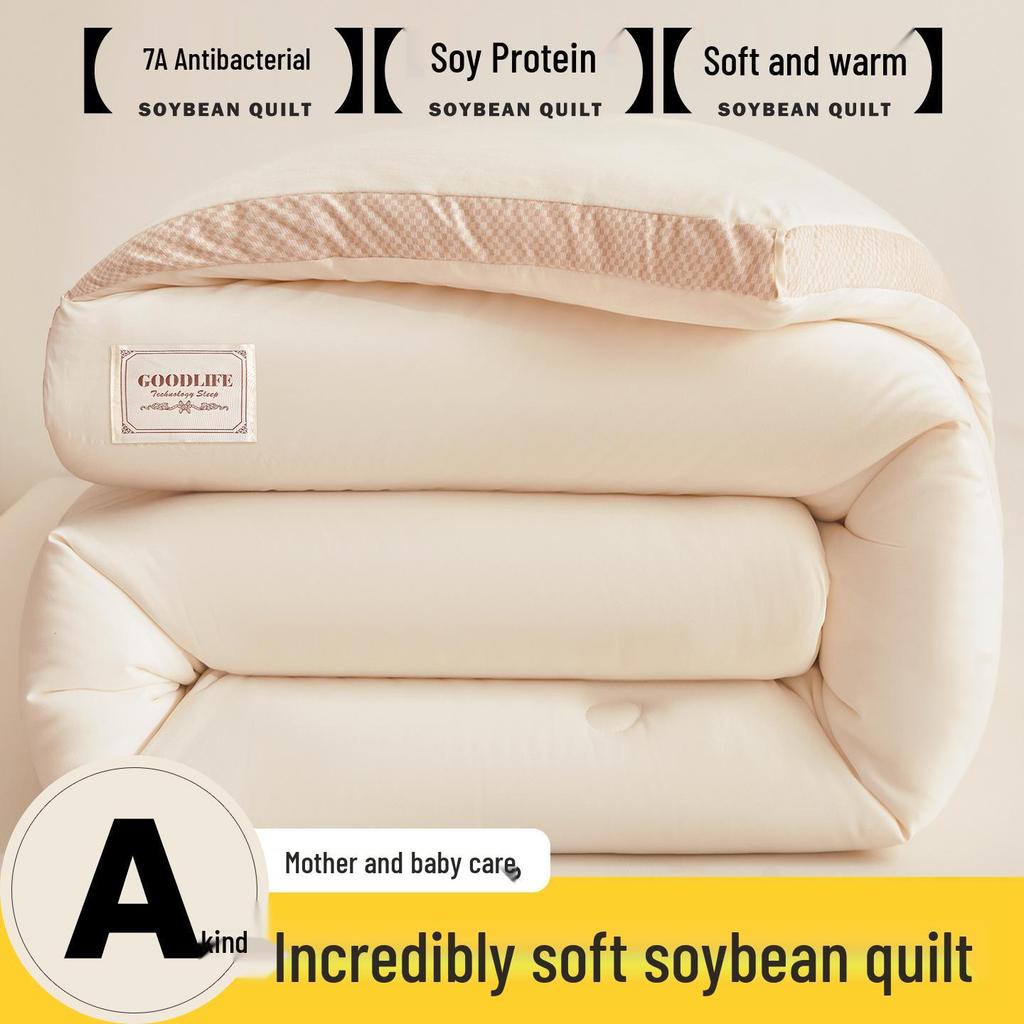 Class A Raw Cotton Soybean Fiber Thickened Quilt for Spring, Autumn, and Winter