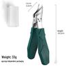 Large Anti-Splash Angled Nail Clippers for Thick Toenails - Beak Shape Design
