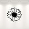 Vintage Metal Sunflower Wall Art Iron Sculpture Indoor Outdoor Home Decor