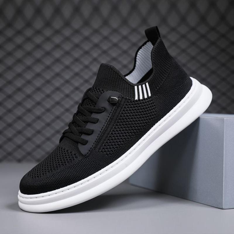 Men's lightweight, comfortable and fashionable flat shoes, casual sports shoes, spring and summer breathable loafers