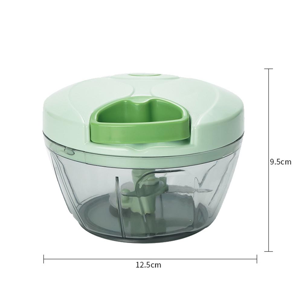 LMETJMA Manual Food Processor Vegetable Chopper Portable Hand Pull String Garlic Mincer Onion Cutter Garlic Chopper Mincer