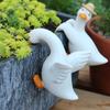 3 duck pendants, garden bonsai decoration animal pendants, resin handicrafts