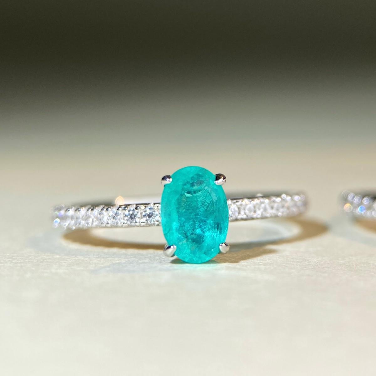 

Nine Beauty Jewelry Кольцо из стерлингового серебра S925 с бриллиантом высокой чистоты и огранкой «Ледяной цветок», овальный зеленый бриллиант для женщин Size 9