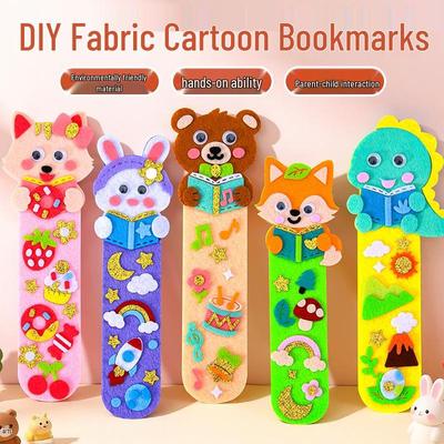 Creative Cute Animal Bookmarks for Kids - DIY Pack for Students and Rewards