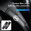 Carbon Fiber Car Seat Belt Cover Cushion Safety Belt Protection Pad Auto Accessories For BYD Tang F3 E6 Atto 3 Yuan Plus Song