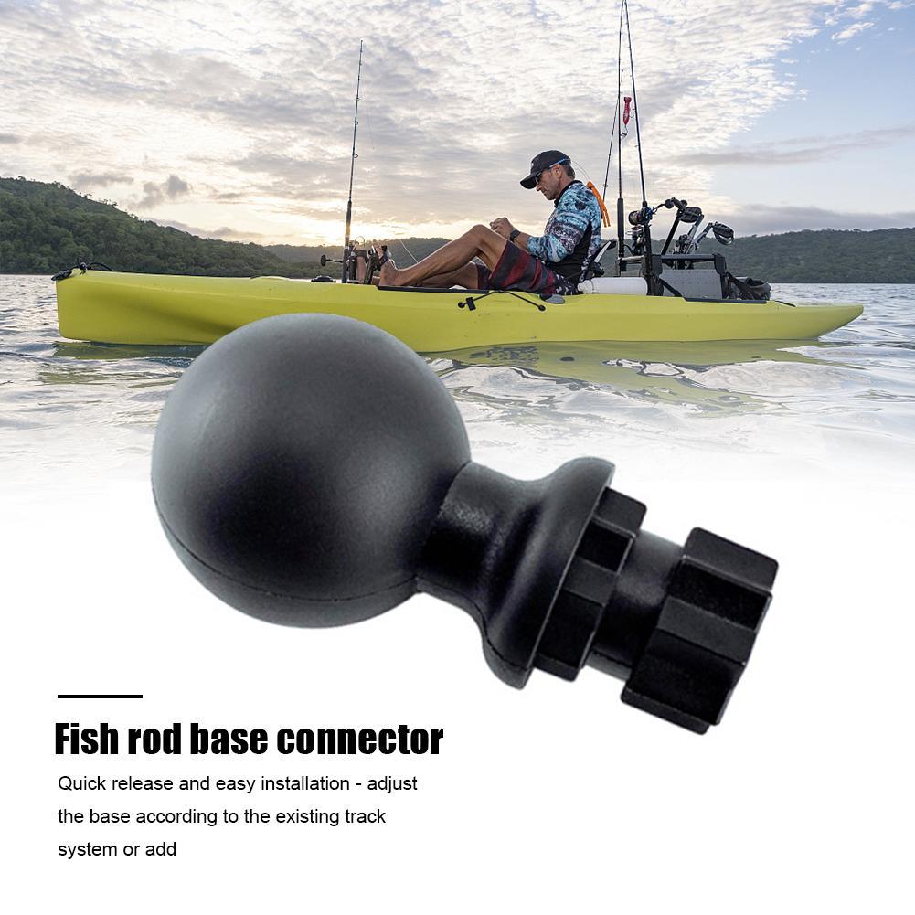 Nylon Mounting Base Pole Holder Connector for Fishing Rod Kayak Inflatable Boat