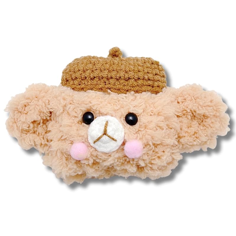 

[PANDA MONO]AirPods 4 case air pods 4th generation exclusive cover protection cute woman male knit material Fluffy lightweight earphones headphone