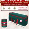 Must-Have Christmas Tree Storage Bag Waterproof Fabric with Reinforced Handles Easy Carrying Xmas Tree Christmas Decor Essential