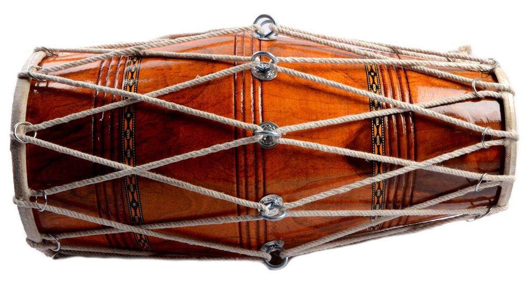 Premium Indian Bina Dholak No. 35 TR | Professional Quality with Bag