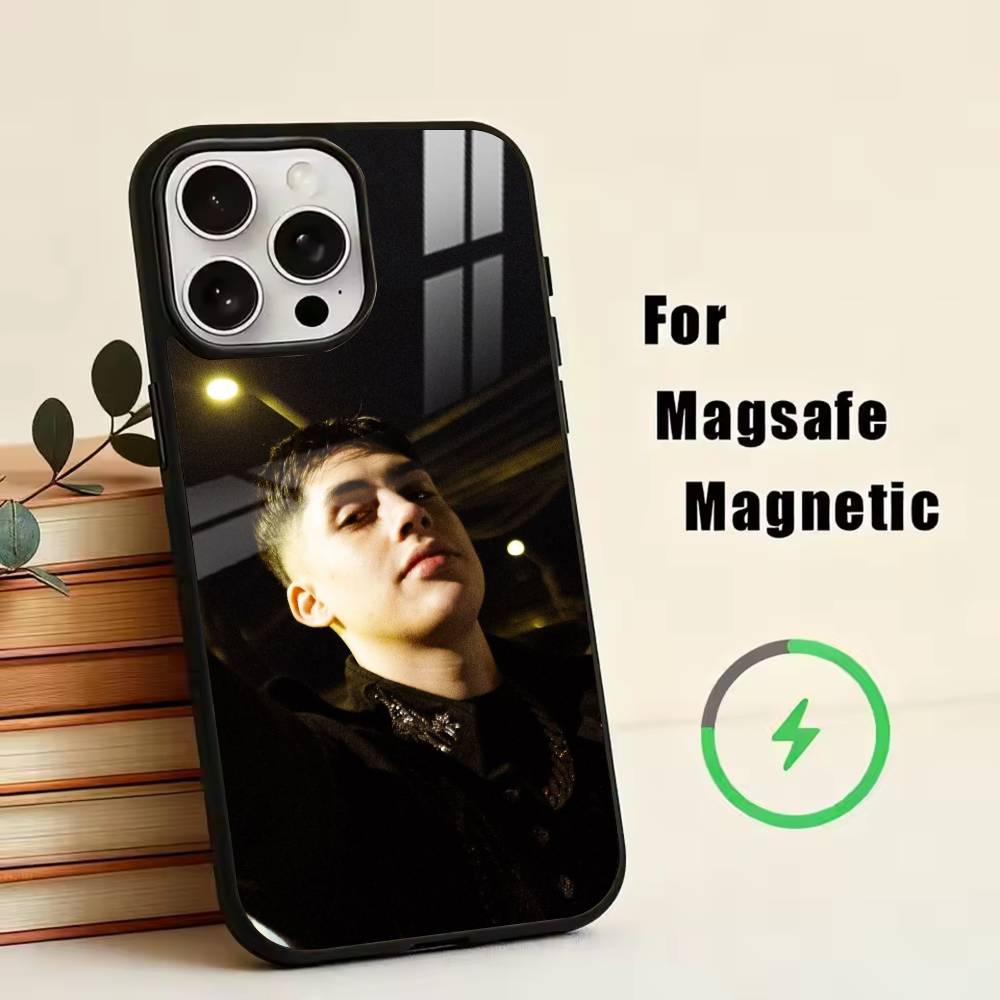 Cris M-J -Singer Phone Case For iPhone17,16,15,14,13,12,11 Plus,Pro Magnetic For Magsafe Wireless Charging