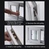 Upgrades Metal Sliding Window Rollers Single Wheel Pulleys Cabinet Sliding Rollers Push Pull Window Hardware for Project