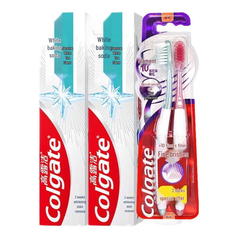Colgate Jasmine White Tea Toothpaste & Toothbrush Set