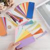 100Pcs 10Colors Bookmarks Cardstock Blank Bookmarks To Decorate Rectangle Kraft Paper Card Decor for DIY Craft Projects, No Tassels