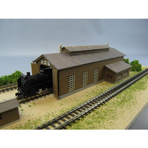 Sankei Miniature Art Petit Engine Shed Paper Craft Kit