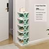 Compact Lightweight Shoe Rack: Space-Saving, Removable Storage for Dorms & Indoor Use
