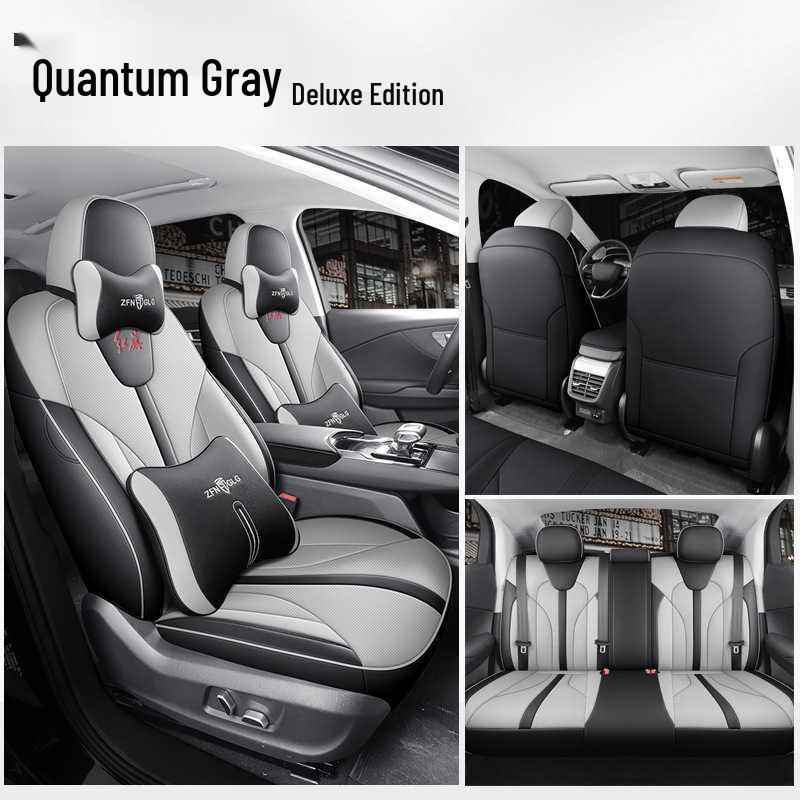 2025 Hongqi EQM5 Breathable Full Coverage Car Seat Covers, Special Fit for Model 610km PLUS.