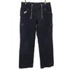 Pionier Workwear Black Corps Pants 50 Black Moleskin Logger Pants Men's Used
