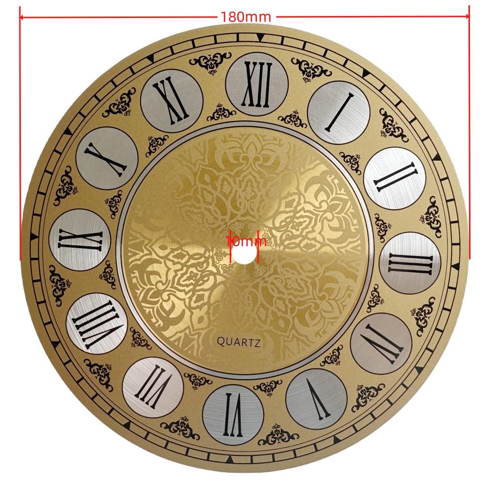 High Quality Aluminum Plate Dial Face Roman Numeral Metal Wire Drawing Process