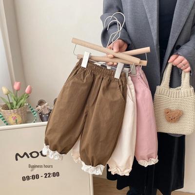 Girls' Cotton Pants: Versatile Spring/Summer Trousers for Stylish and Casual Wear