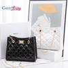 Cozy Up New Fashion Joker Texture Striped Casual Korean Sweet Daily Shoulder Crossbody Bag Handbags Bags for Women