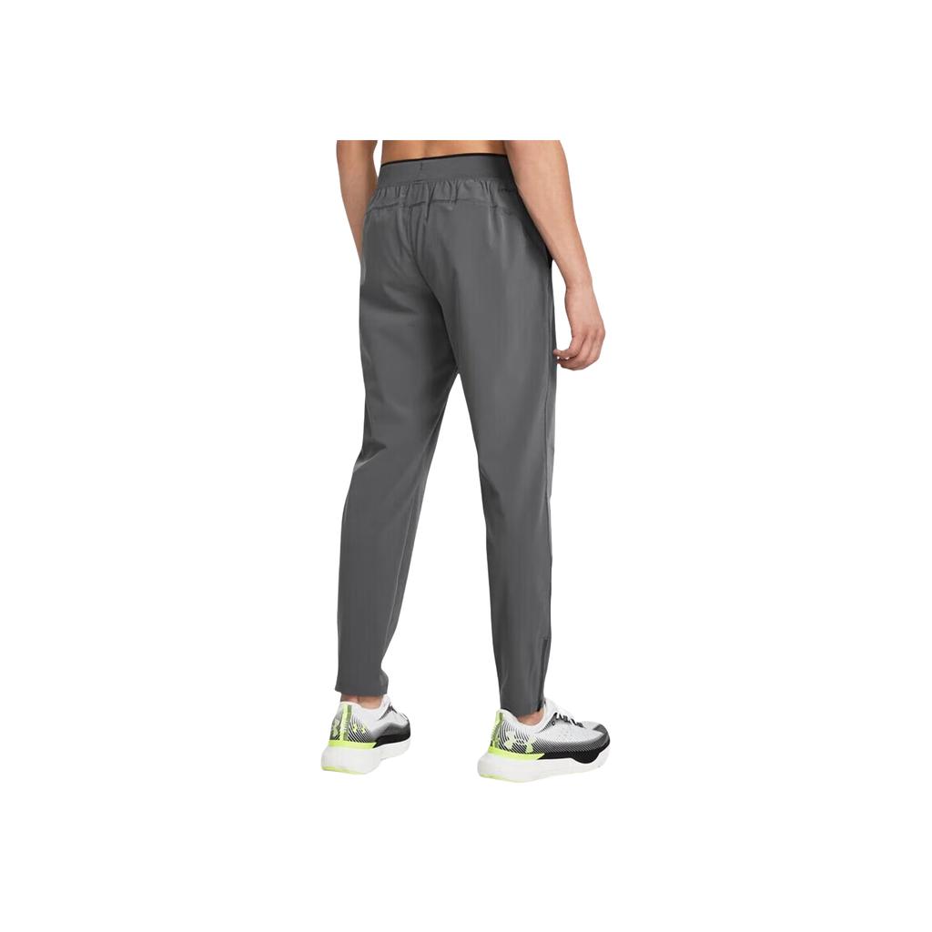 Under Armour Solid Color Casual Comfortable Running Mid-Rise Knitted Sports Pants Men Bottoms Gray 1376800-025