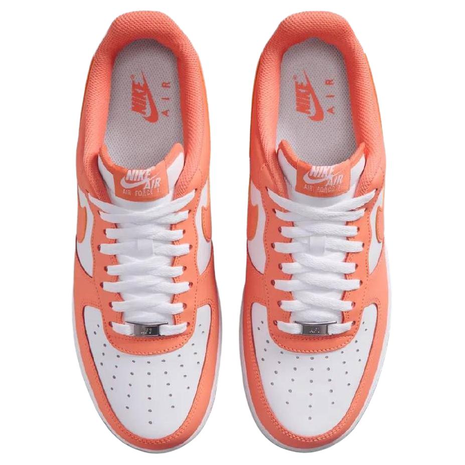 Nike Air Force 1 Orange Frost Unisex Sneakers White FJ4146-127