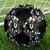 SIZE 5 Collingwood Magpies Soccer Ball Colorful All Ages Machine Stitched PVC Competition Ready Durable High-Bounce