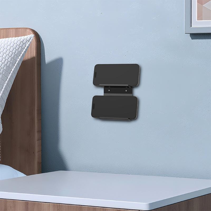 Metall-Handy-Wandhalterung Halter Platzsparendes Design Breite Kompatibilität für Geräte bis 22 mm für Küche Badezimmer Büro