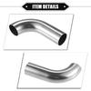 Bend Elbow Pipe Tube, 1.25" OD 4.72" 2.56" Leg 90 Degree DIY Exhaust Pipe Intercooler Air Intake Tube Universal for Car Automotive Durable 304