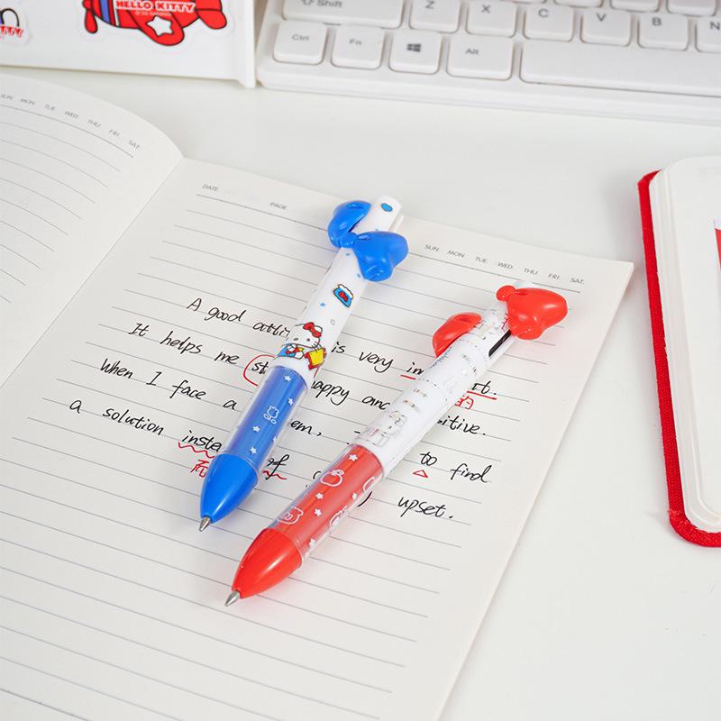 Hello Kitty Dual-Color Click Marker Pen for Students
