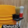 1 Soporte para Cepillo para Cubo de Lavado - Compatible con la Mayoría de Cubos de Lavado de Coches Estándar, Se Fija Fácilmente al Cubo, Más Conveniente