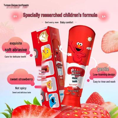 Dentifrice Yunnan Baiyao Probiotique pour Enfants Sans Fluor