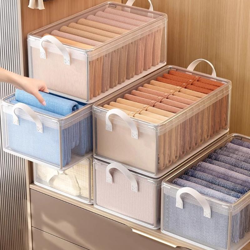 Waterproof Sturdy PVC Storage Box for Travel and Home Use Clear Home Storage Organizers for Small Items Daily Use