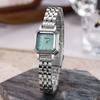 Fashionable Women's Small Square Watch with Mother-of-Pearl Face - Elegant, Light Luxury, and a Student Favorite