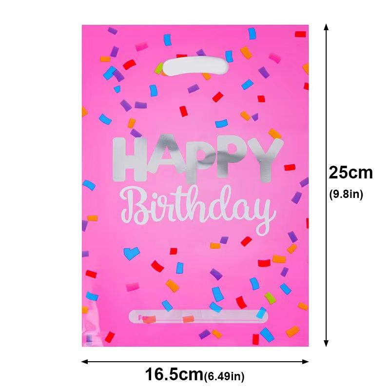10/20/30pcs Birthday Party Gift Aluminum Wedding Candy Plastic Snack Bags Gift Packaging Holiday Return Bags