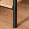 Clothes Rail, Freestanding Metal Clothes Rack with 2 Tier Storage Shelves for Bedroom and Entryway, 64 X 42.5 X 149 Cm, Black Frame