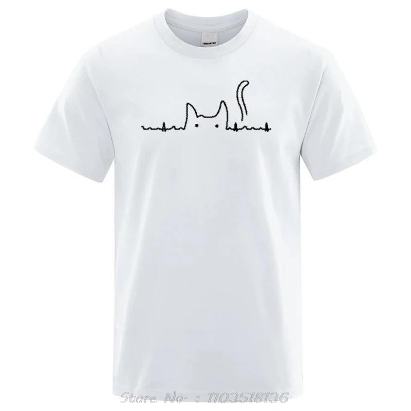 Summer Men's 100% Pure Cotton Casual Loose Plus Size Western Bull Head Pattern Printed Round Neck Short Sleeved T-shirt Top