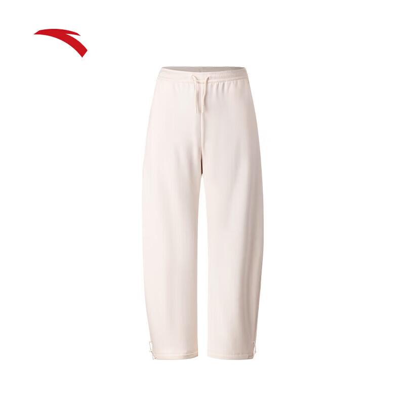 ANTA Women's Fleece-Lined Curved Sport Wide-Leg Pants