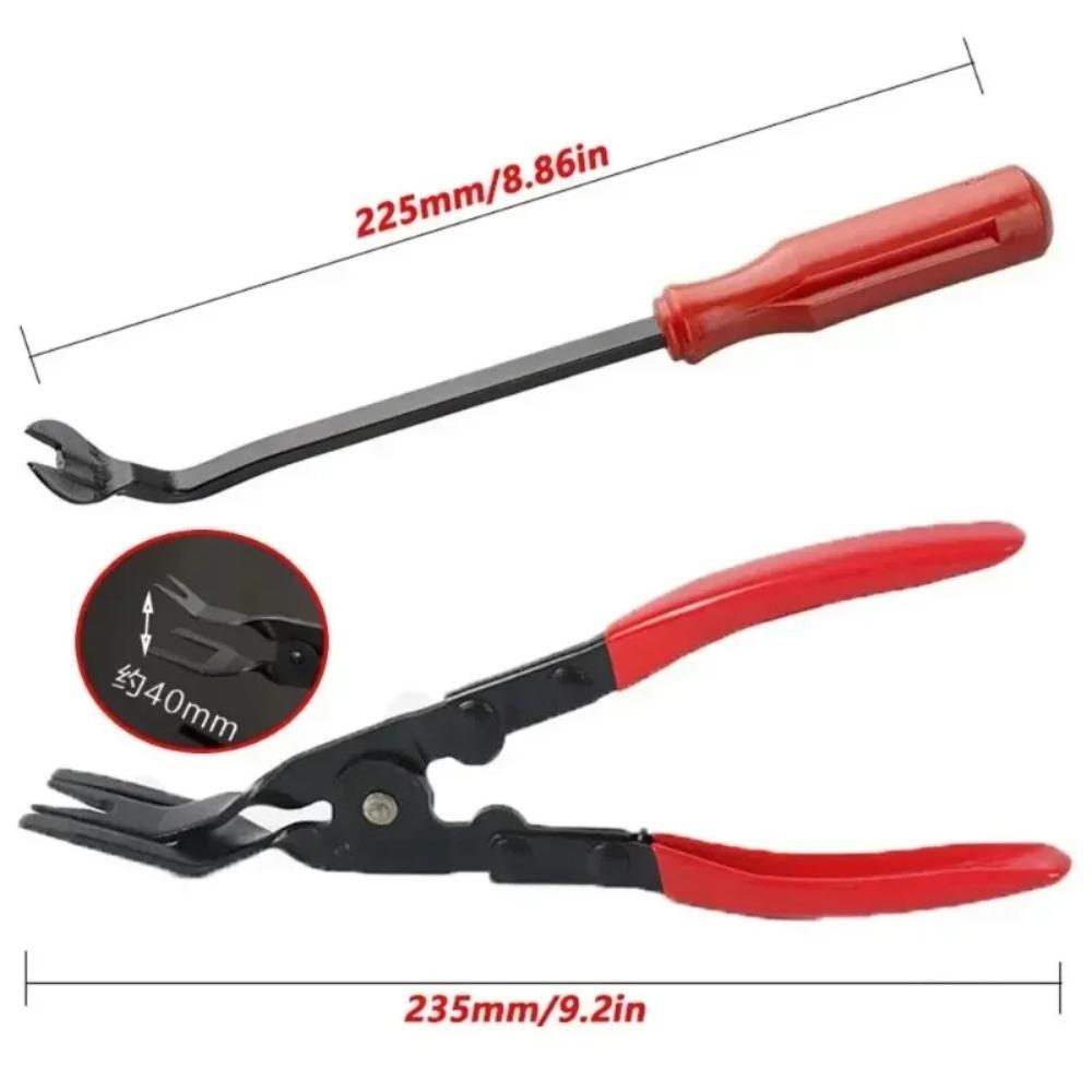 Auto Door Nail Puller Fastener Jaw Screwdriver Set Clip Pliers Dashboards Interior Removal Used For Cars