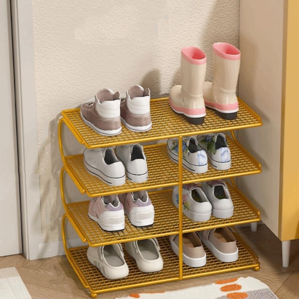 Large Capacity Multi-layer Shoe Rack Iron Shoe Organizer Multi-functional Kitchen Shelf Bedroom