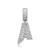 Jin'ao European & American Hip Hop Letter Pendant Spiked Double-Layer Diamond Men's Necklace