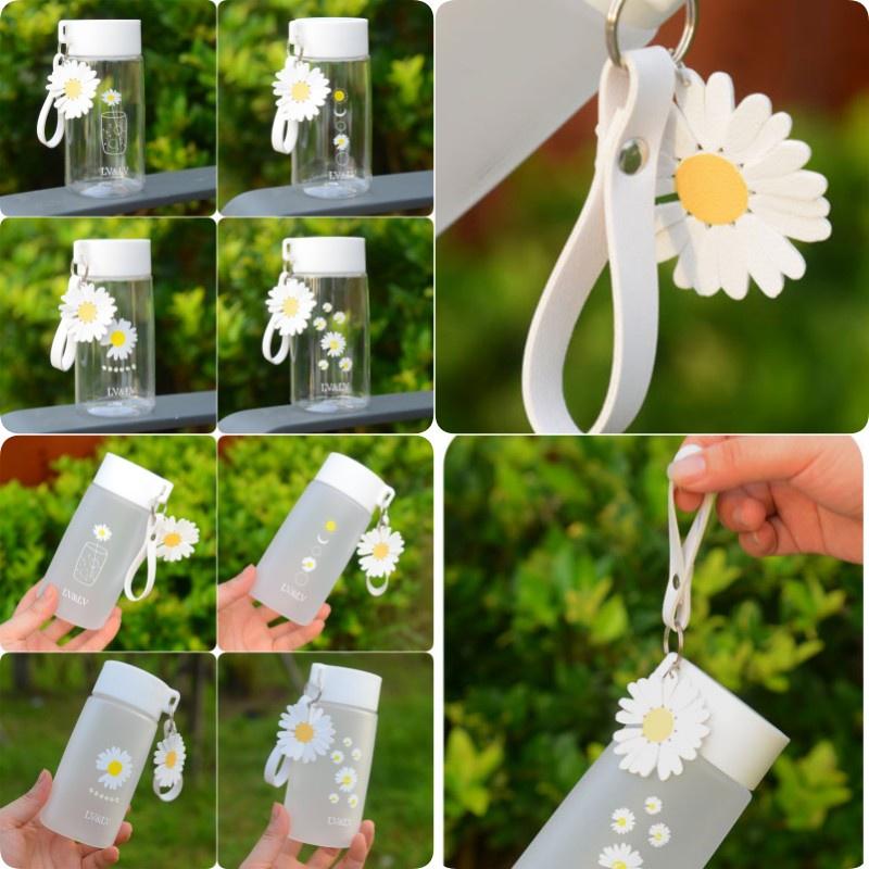 Creative Plastic Cup For Students Daisy Design, Anti-fall And High Temperature Resistant